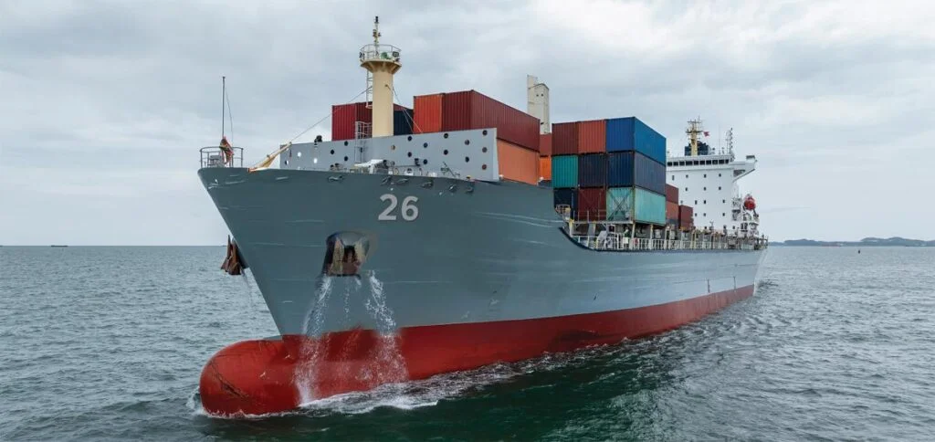 Container ship at sea - GP Rating Merchant Navy career